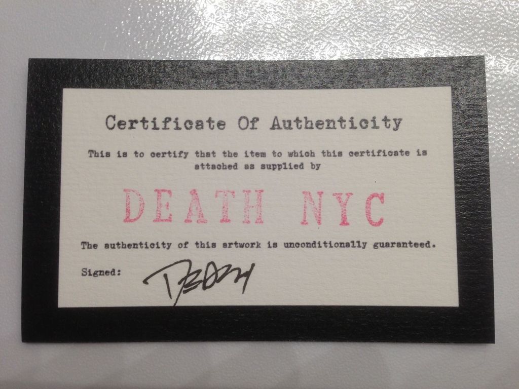 Death NYC - Skate girl - gesigneerde zeefdruk - oplage 100 ex. kopen? Bied vanaf 1!