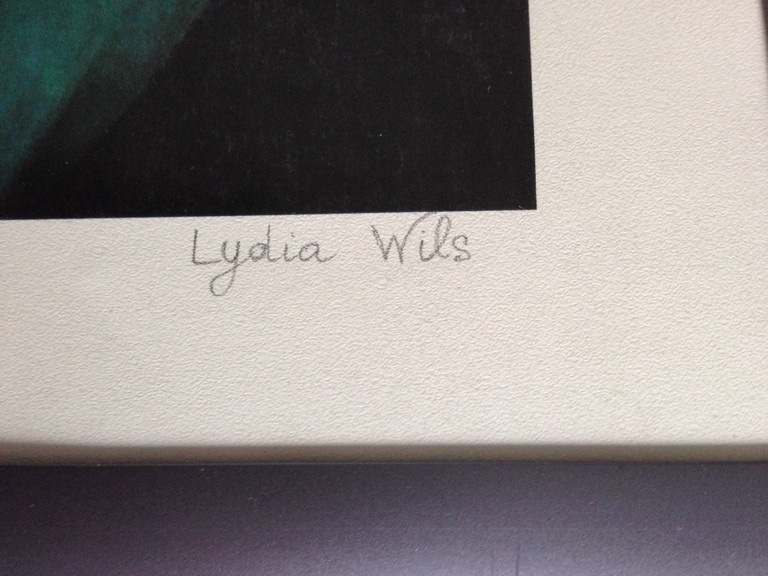 Lydia Wils - personne dans la fleur/persoon in de bloem - Litho kopen? Bied vanaf 75!