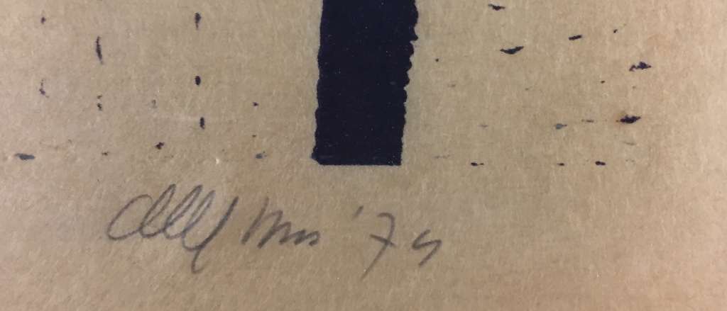 Akke Sins, linosnede, 'Winter', 1974 kopen? Bied vanaf 89!