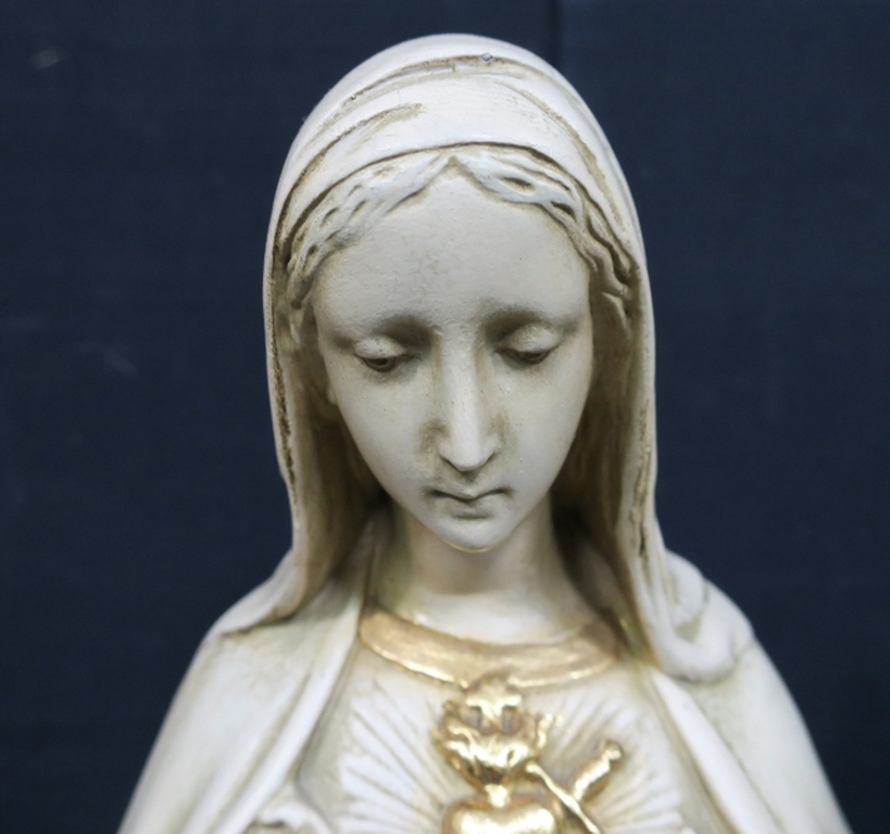 Gipsen beeld van De Heilige Maria kopen? Bied vanaf 70!