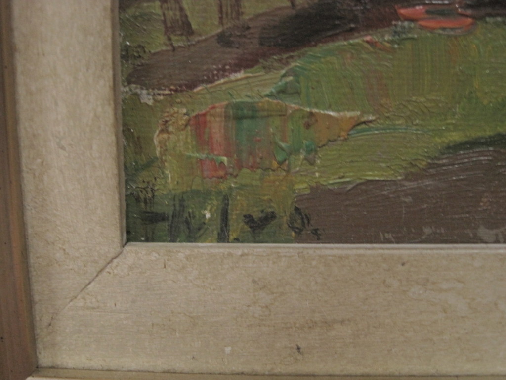 H.v Leeuwen 1890-1972 impression. olieverf "namiddag te Broeksloot"  kopen? Bied vanaf 1!