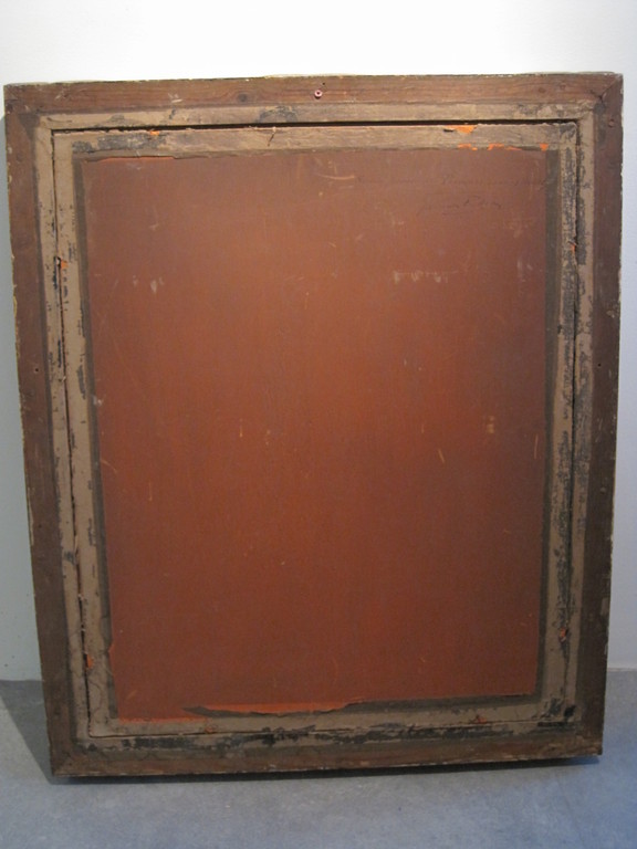 Jef vd Fackere * oliepastel * stilleven met pors.beeldje kopen? Bied vanaf 1!