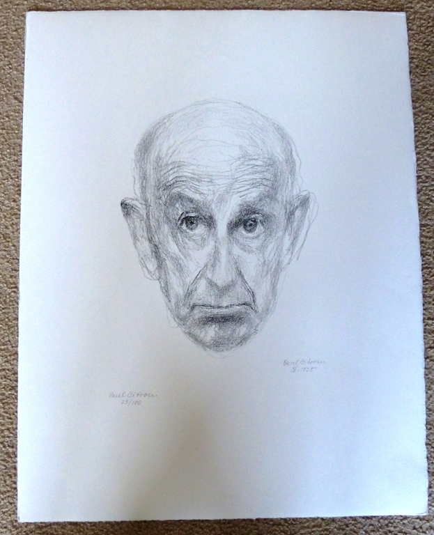 Paul Citroen, litho: zelf portret, 1975, handgesigneerd en genummerd kopen? Bied vanaf 100!
