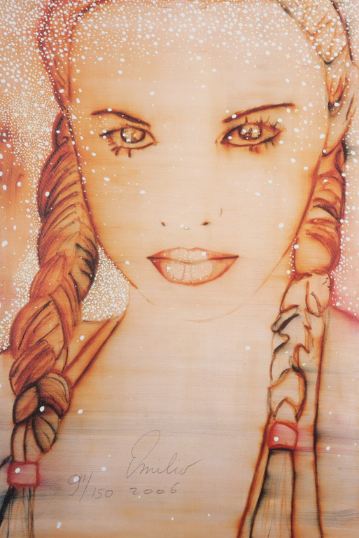 Emilio Kruithof: Litho, Little Miss Strange verkocht voor € 120!