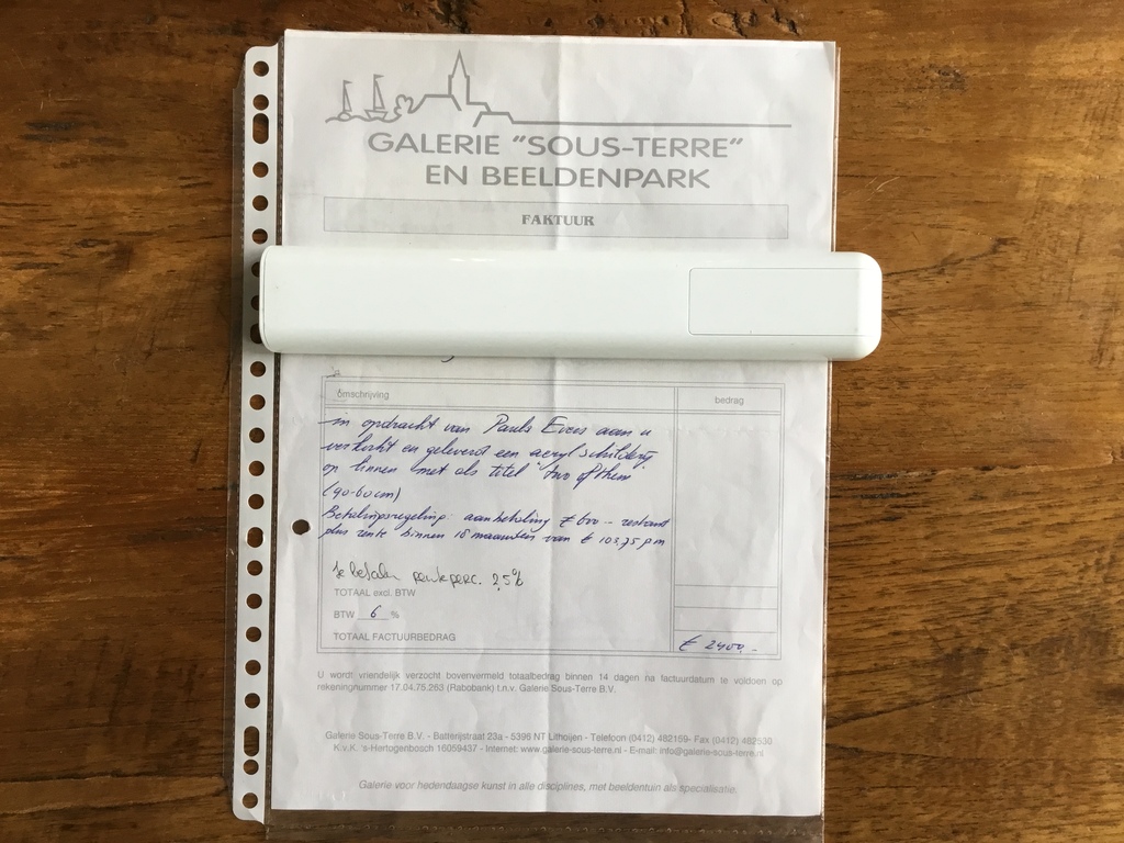 Paula Evers. Titel Two of them. 90-60cm.Ingelijst.Jaar 2004. Linnen. kopen? Bied vanaf 2000!