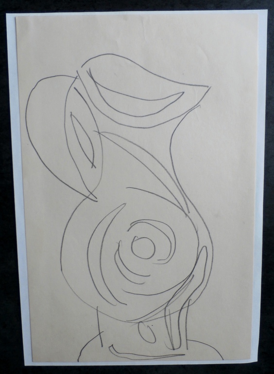 Laatste keer: Kees Franse - potloodtekening: kan kopen? Bied vanaf 25!