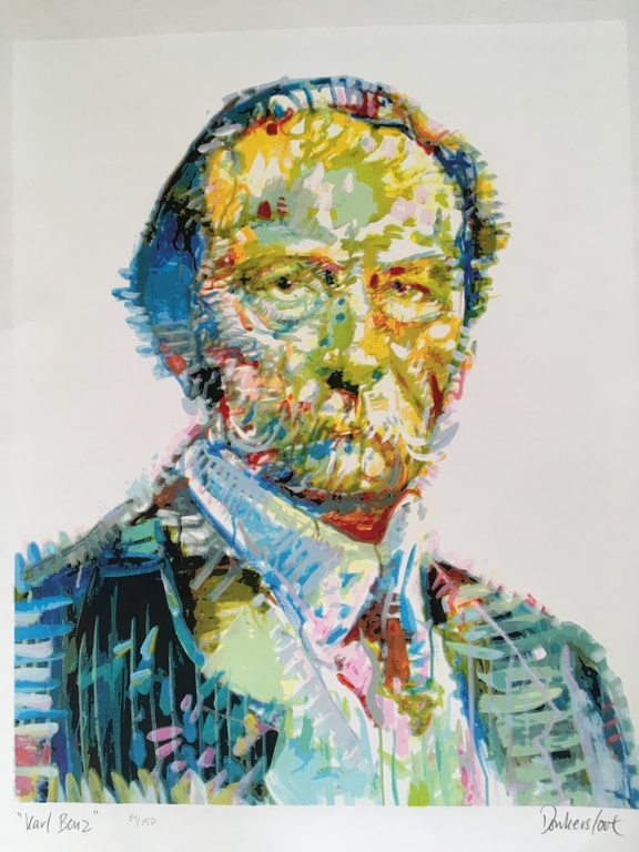 Donkersloot: zeefdruk , Karl Benz verkocht voor € 45!