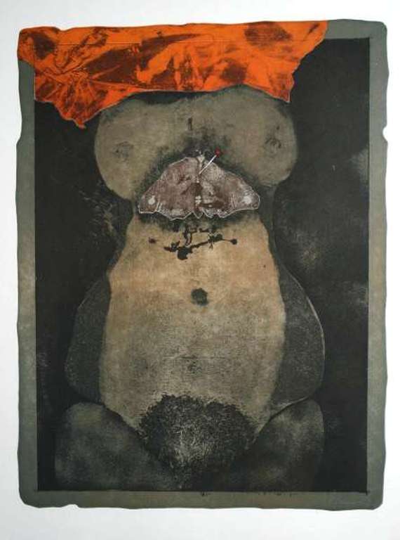 Manuel Menan, ets uit 1977, oplage 18 / 30 Beeldformaat 63,7 X 48,5 cm.  kopen? Bied vanaf 25!