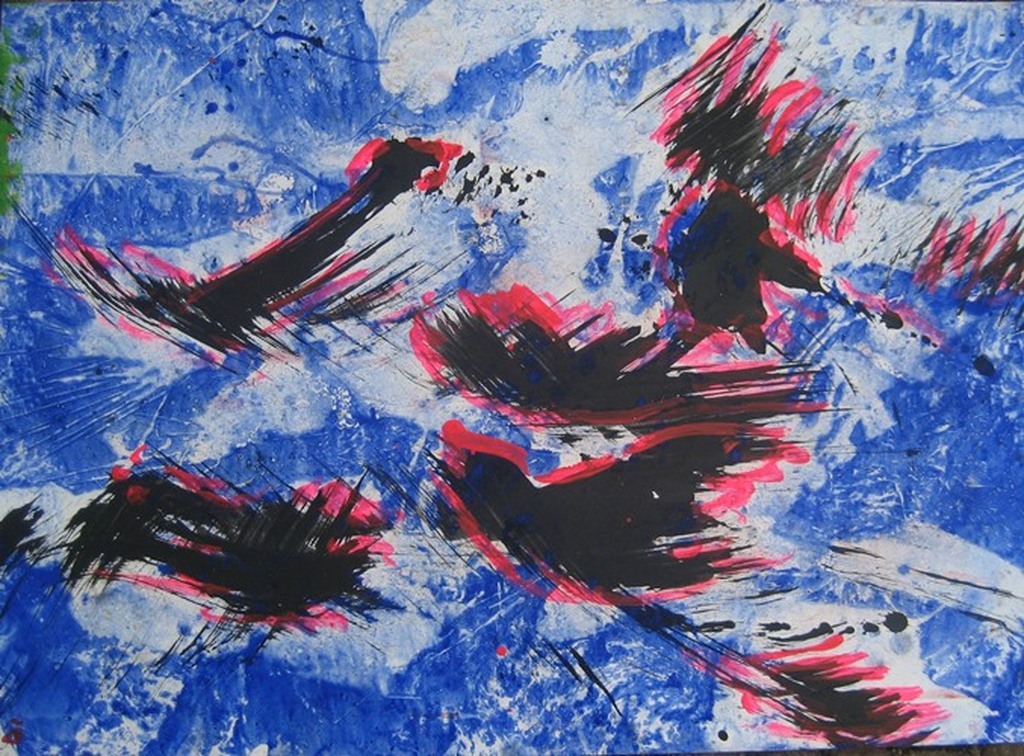 THEO NIERMEIJER Gemengde techniek op karton kopen? Bied vanaf 1!