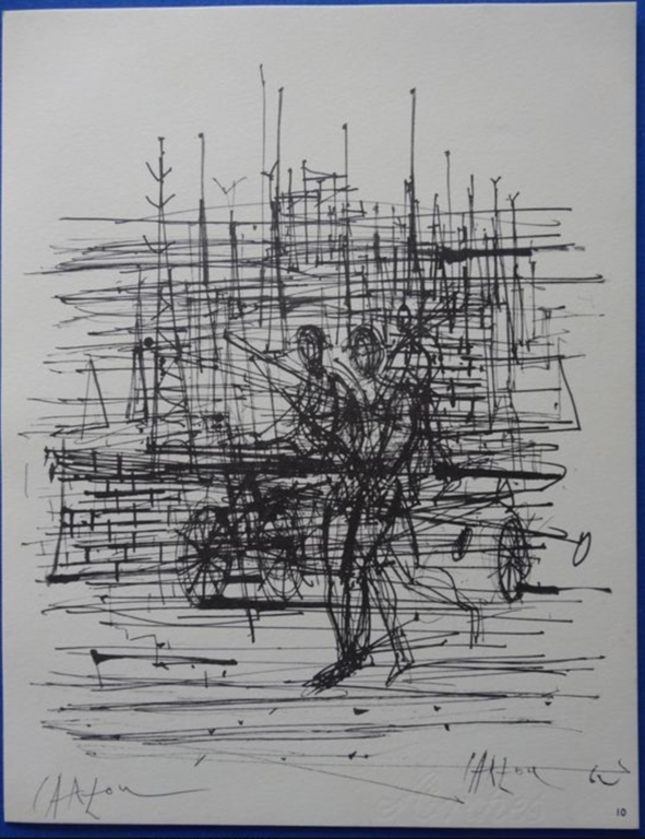 Jean Carzou - Heliogravure, Basize fantastique kopen? Bied vanaf 29!