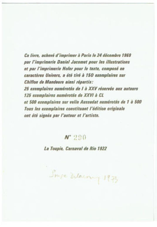 Sonia Delaunay-Pochoir-1969-Gesigneerd  kopen? Bied vanaf 200!
