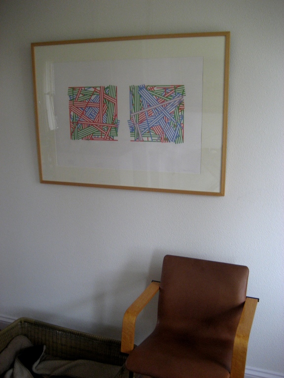 Kenneth Martin- ' Pier and Ocean ' -1980- grote gelijste zeefdruk-nr. 64/70 kopen? Bied vanaf 190!