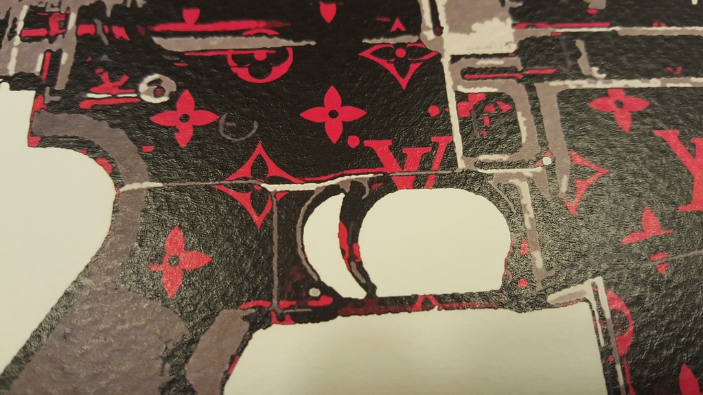 DEATH NYC Lithografie "M16 RED" 2013 kopen? Bied vanaf 25!