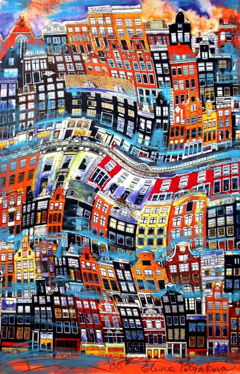 Elena Polyakova:  Dans in Amsterdam , Gemengde techniek kopen? Bied vanaf 45!