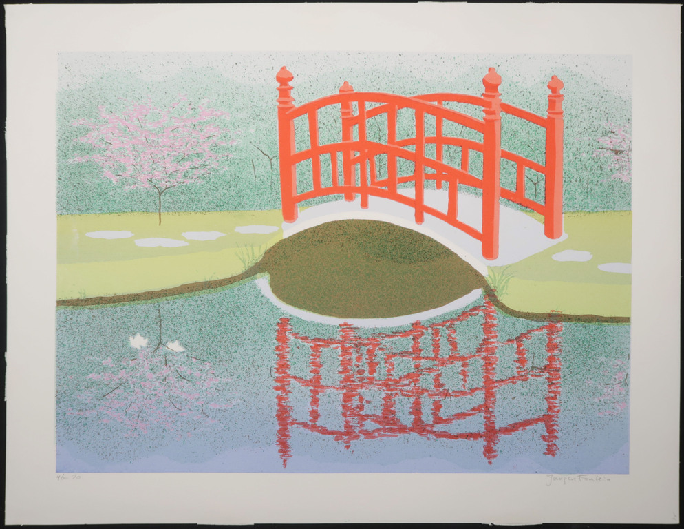 Jurjen Fontein: Zeefdruk, Japanse tuin kopen? Bied vanaf 35!