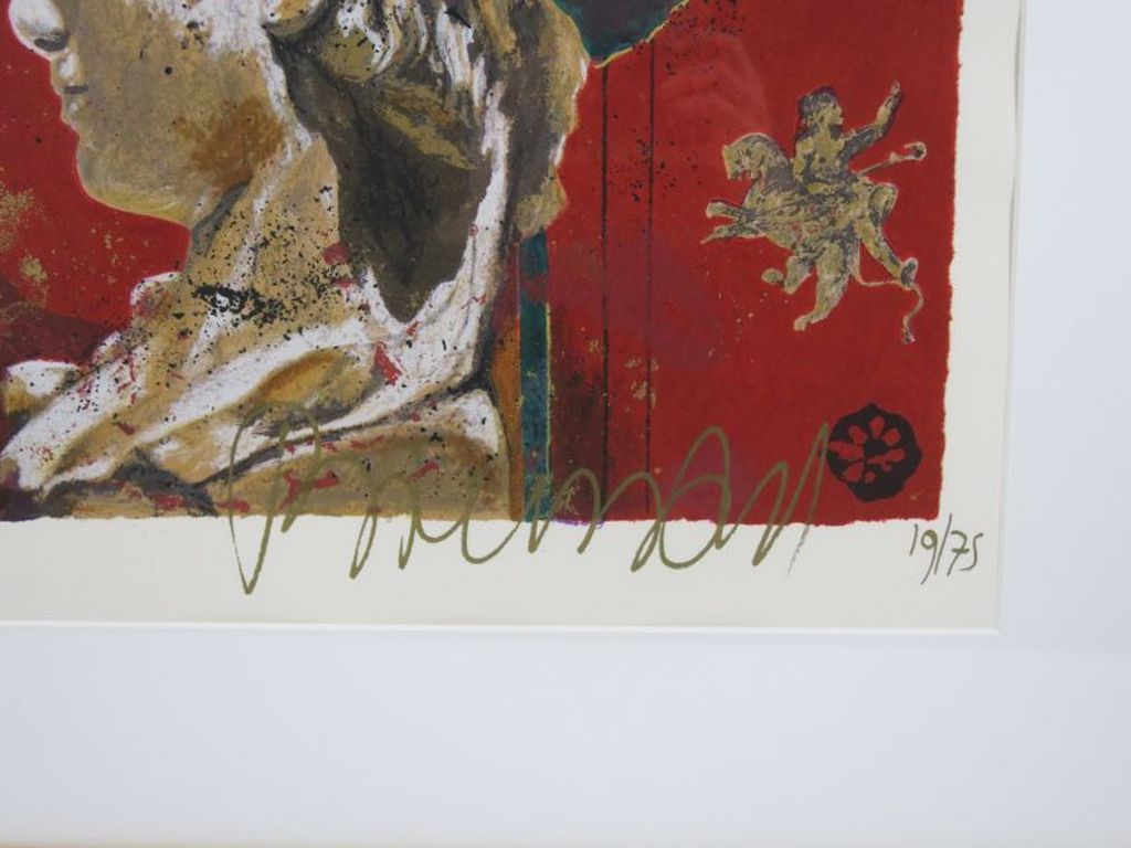 Gerti Bierenbroodspot: Zeefdruk, zonder titel II - Ingelijst (groot) kopen? Bied vanaf 100!