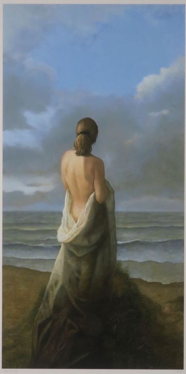 Fred de Heij: Giclee, Strand - Ingelijst kopen? Bied vanaf 50!