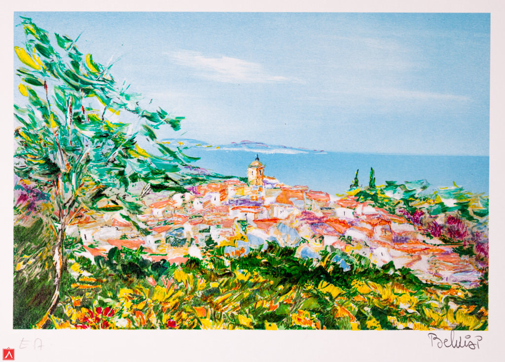 Marcel Belvisi 'Vue ensoleillé' handgesigneerd en genummerd, 2013 kopen? Bied vanaf 39!