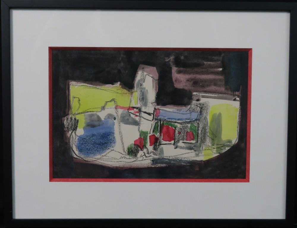 Corneille: Potlood en Aquarel, Z.T. - Ingelijst verkocht voor € 850!