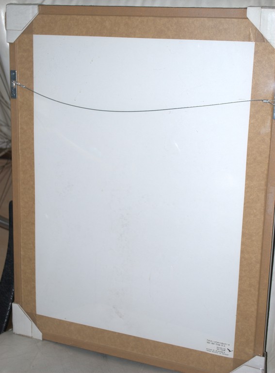 Zeefdruk opl.160 ex--Man met schilderspalet--Nieuw ingelijst kopen? Bied vanaf 20!