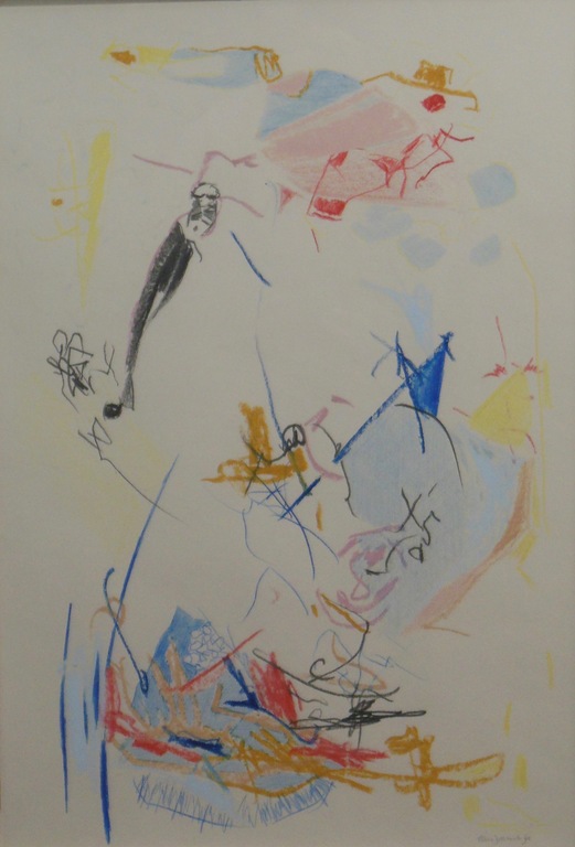 Hans Jebbink: Potloodtekening, Zonder titel -Ingelijst kopen? Bied vanaf 1!