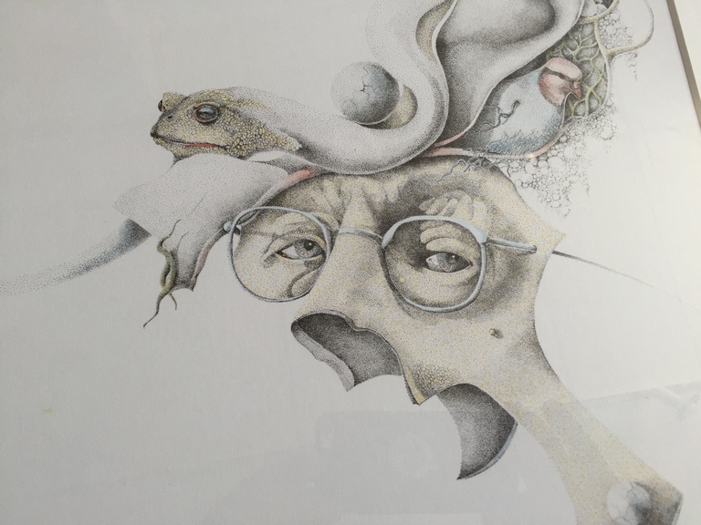 Robert Franken ingekleurde Litho   kopen? Bied vanaf 1!