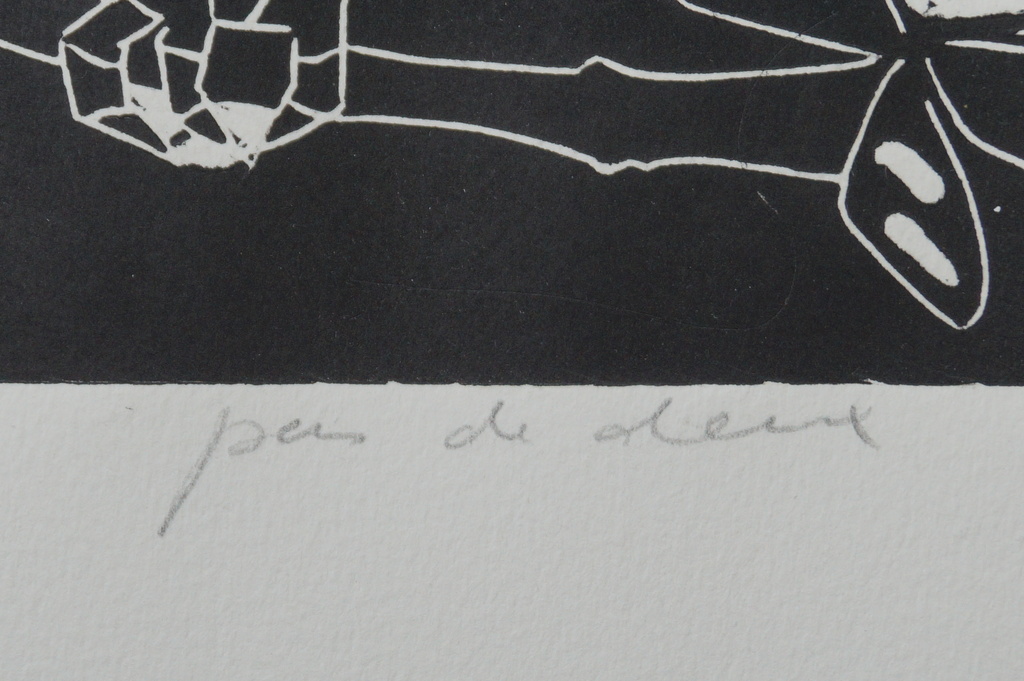 John Lie a Fo - gesigneerde zeefdruk - pas de deux kopen? Bied vanaf 1!