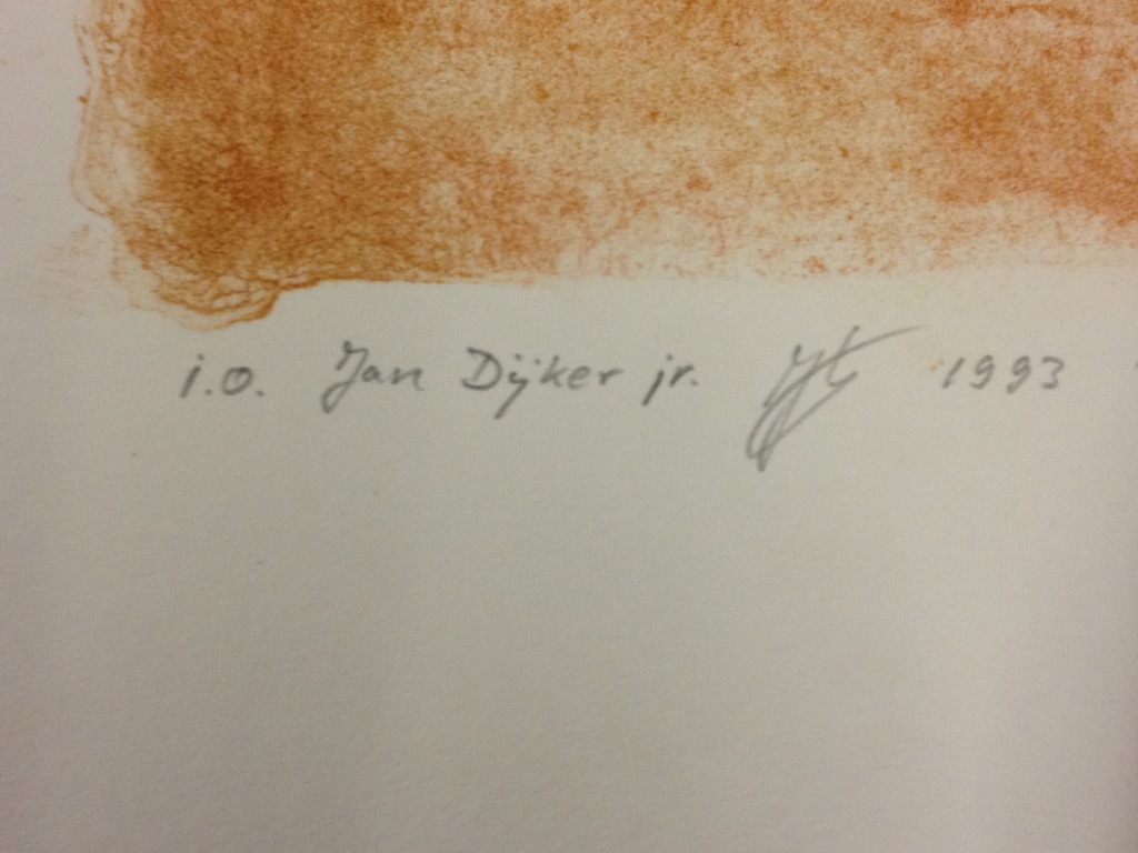 Jan Dijker, aquarel/gouache, zonder titel kopen? Bied vanaf 29!