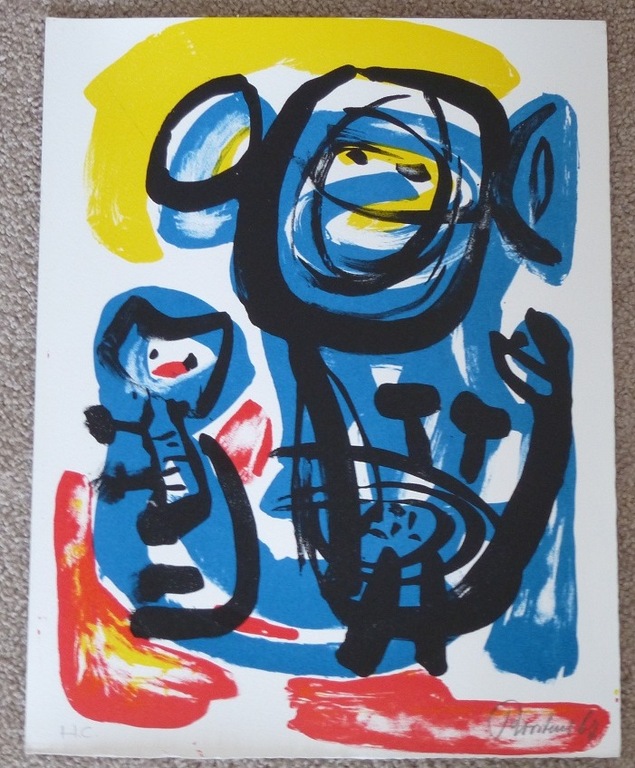 Anton Rooskens, litho: compositie, 1967, handgesigneerd en genummerd kopen? Bied vanaf 350!