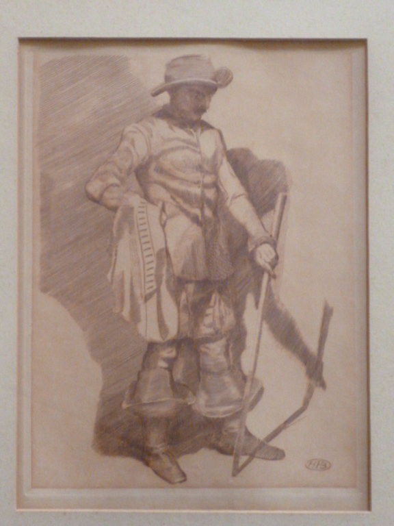 Henri Frédéric Boot - gravure - Man in kledij van de burgerwacht kopen? Bied vanaf 25!