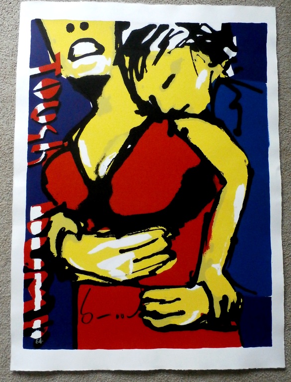 Herman Brood - zeefdruk: Tough Bump kopen? Bied vanaf 375!