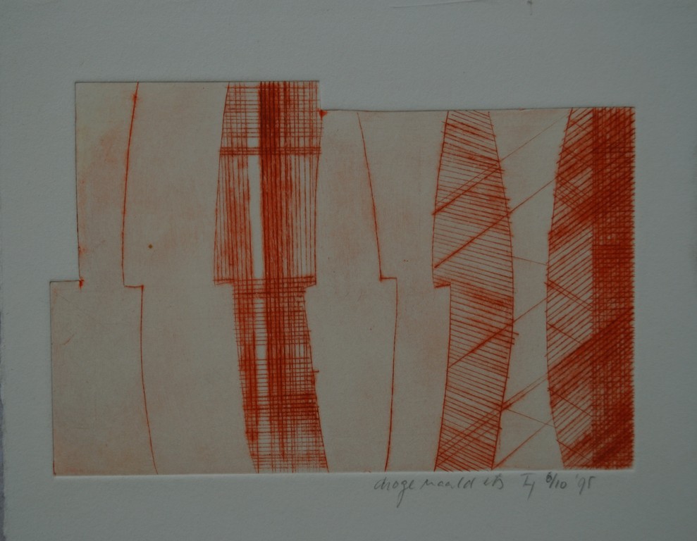 Drie genummerde en gesigneerde etsen droge naald - 1995 kopen? Bied vanaf 1!