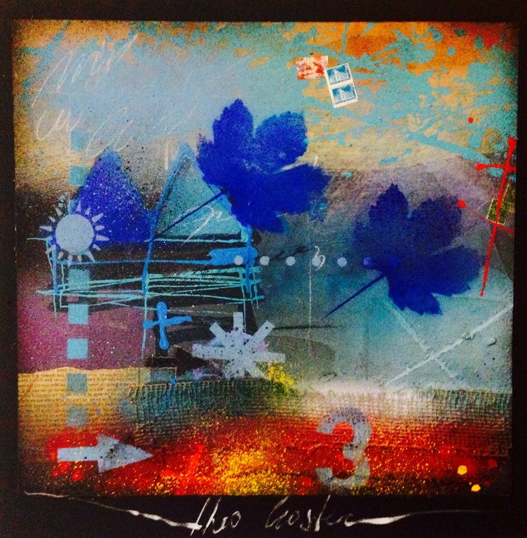 Theo koster , gemengde techniek, blue monday kopen? Bied vanaf 1!