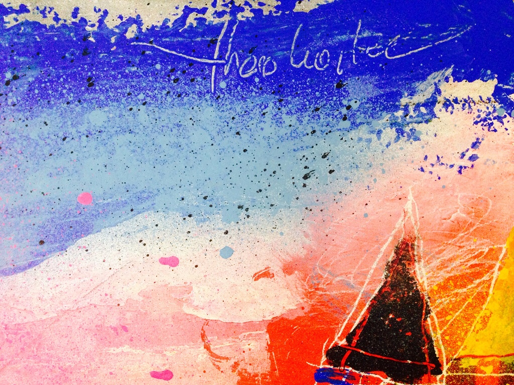 Theo koster, gemengde techniek, slow train blues. kopen? Bied vanaf 1!