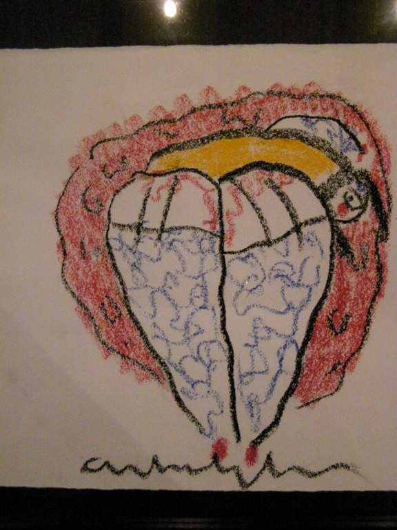 Can Can danseres in het rood verkocht voor € 100!