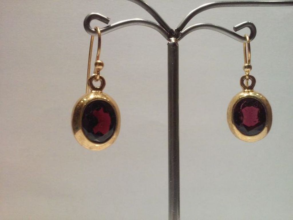 In Nieuw staat design sterling zilveren oorhangers met facet geslepen Amethist kopen? Bied vanaf 35!