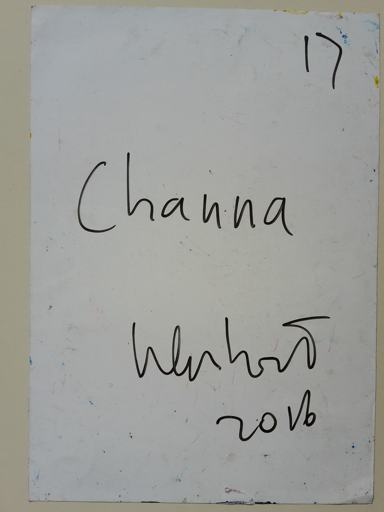 Peter Klashorst - Channa - gemengde techniek op papier - gesigneerd kopen? Bied vanaf 75!