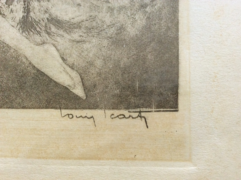 Louis Icart - Le Jardin Japonais - ets, aquatint kopen? Bied vanaf 75!