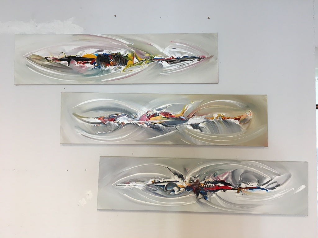 Gena - Abstract - Drie luik -2017 kopen? Bied vanaf 250!