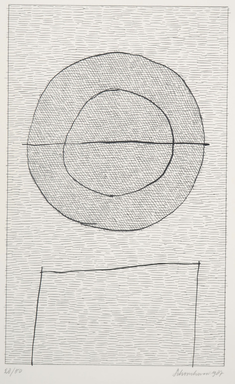 Jan Schoonhoven: Zeefdruk, Vorm verkocht voor € 350!