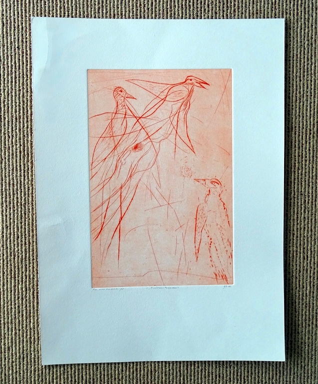 Ko Oosterkerk, Buitenstaander, kleurets,1995 verkocht voor € 90!