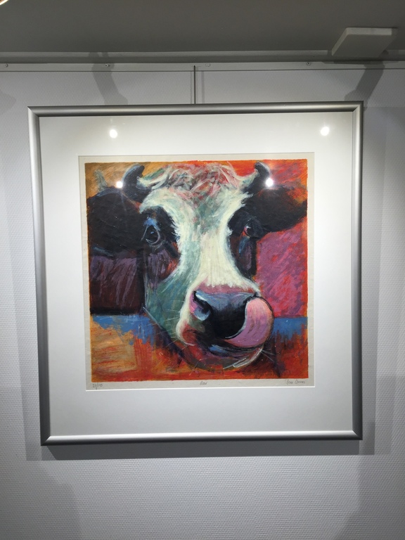 THEO ONNES Originele zeefdruk KOE kopen? Bied vanaf 1!