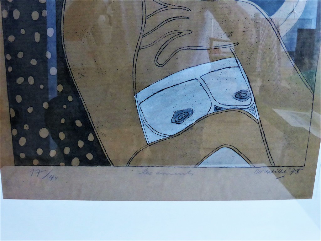 Ets aquatint opgehoogd met wit door Corneille. Les Amants kopen? Bied vanaf 645!