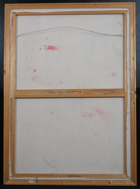Jan van Delft: Acryl op doek, Zonder titel - Ingelijst (Groot) kopen? Bied vanaf 150!