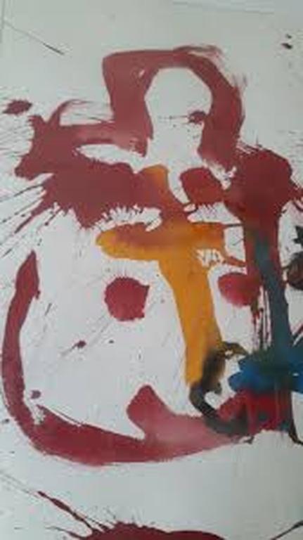 ANTON HEYBOER, gesigneerde gouache op papier, groot werk kopen? Bied vanaf 239!