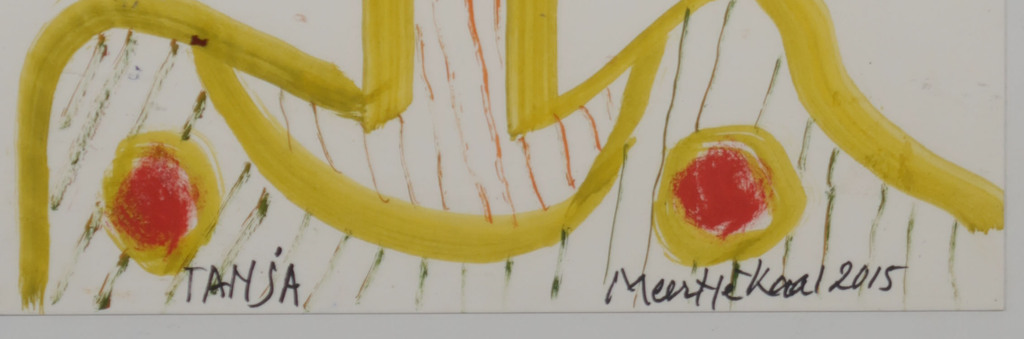 Meertje Kaal: Acryl op papier, Tanja - Ingelijst kopen? Bied vanaf 1!