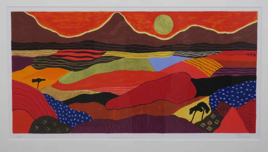 Ronald Boonacker: Zeefdruk, Tanzania I - Ingelijst kopen? Bied vanaf 60!