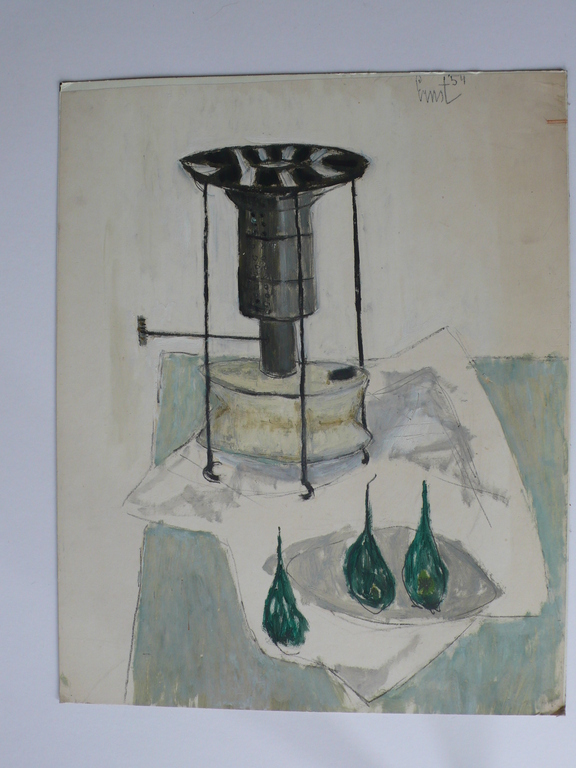 Ernst Vijlbrief (1934-2010) gouache en potlood op papier kopen? Bied vanaf 50!