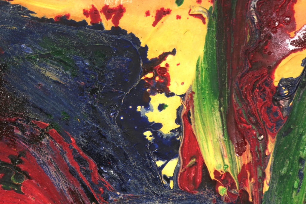 Matt Lamb: Olieverf en gemengde techniek op doek, Zonder titel kopen? Bied vanaf 40!