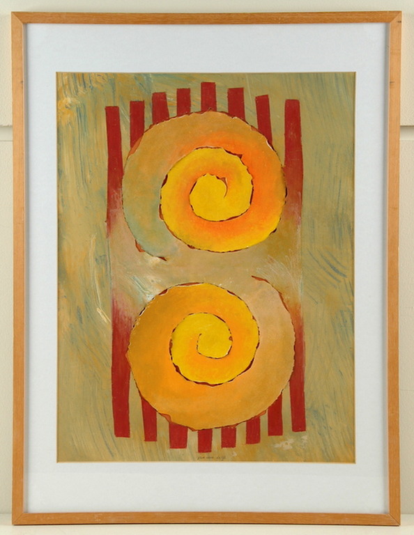 Jan van Delft – gouache op papier (3D) – “Zandkasteel” kopen? Bied vanaf 195!